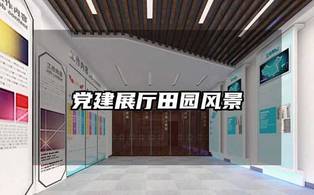 党建展厅田园风景