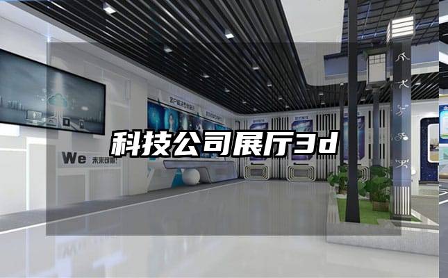 科技公司展厅3d