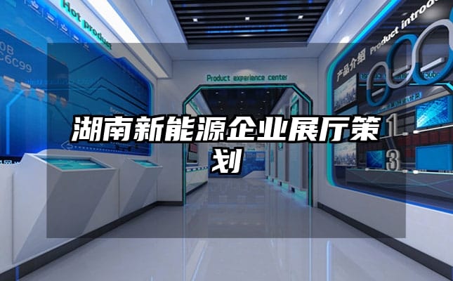 湖南新能源企业展厅策划