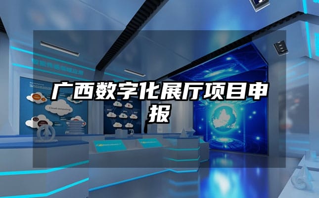 广西数字化展厅项目申报